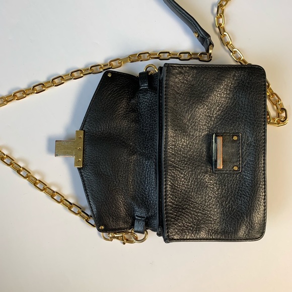 Tory Burch Black Leather Mini Crossbody - Picture 7 of 8